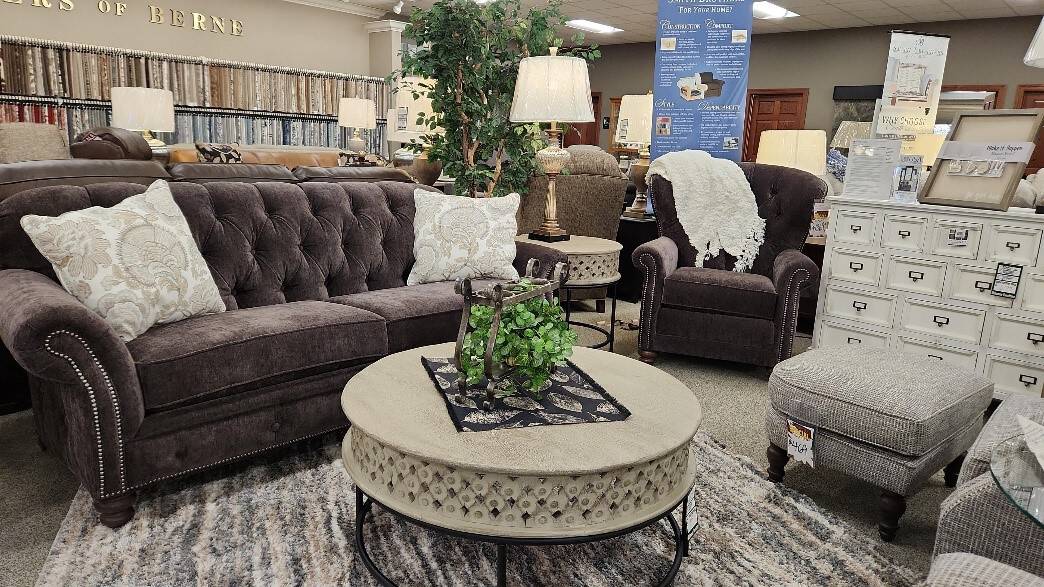 Sofas displayed at a furniture store | Types of Sofas
